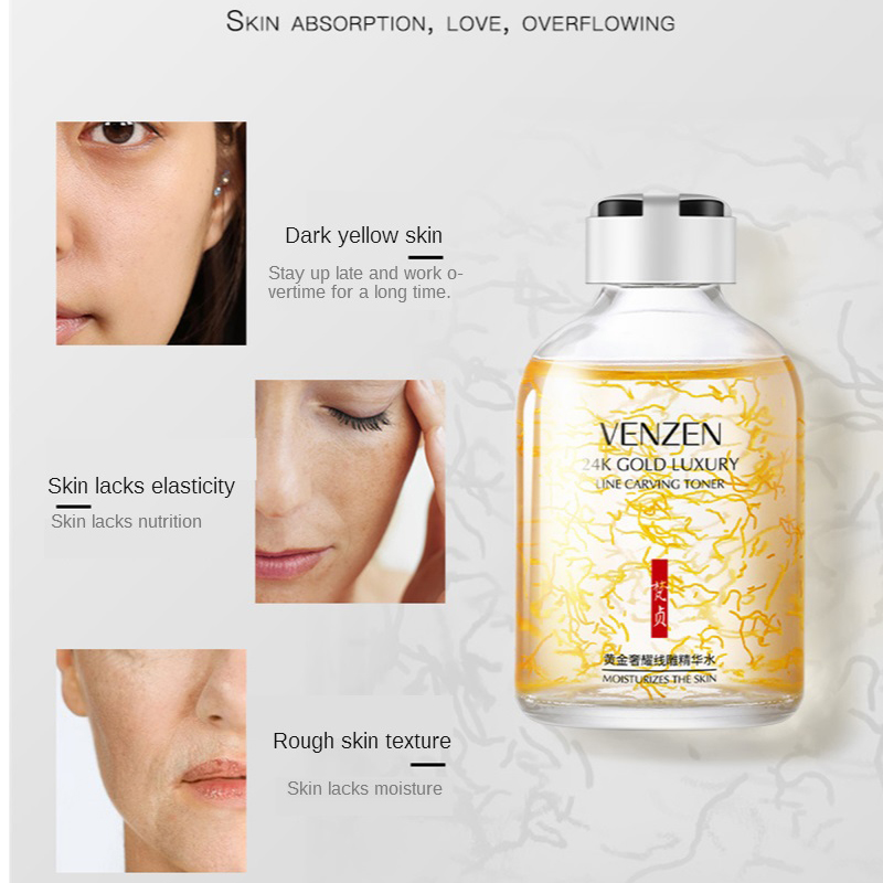 24K Gold Luxe Lijn Carving Ton - Luxury Skincare Toner recensie en prijs
